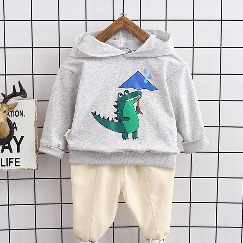 children Autumn clothes  Korean Style toddler dinosaur